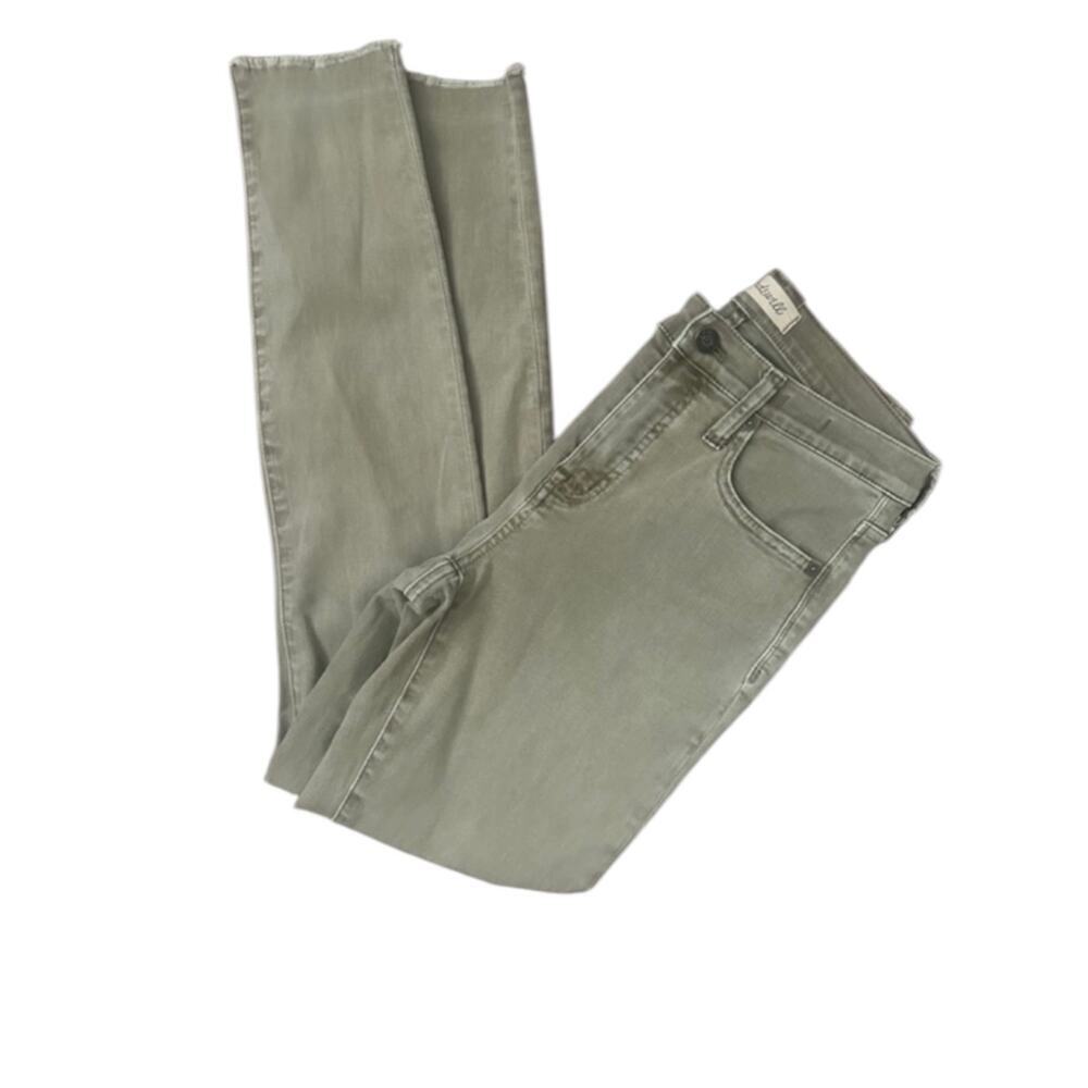 Women's Madewell Skinny Jeans Size 26 Green